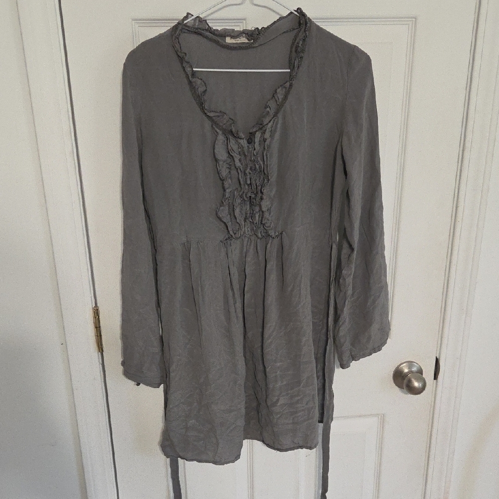 Micky Italy 100% Silk Blouse M